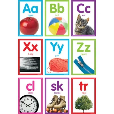 Teacher Created Resources Photo Alphabet Cards Bulletin Board Set