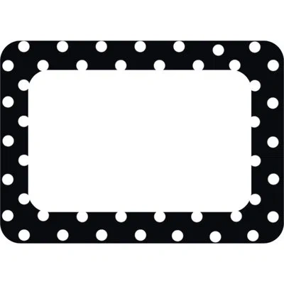 Teacher Created Resources Polka Dots 2 Name Tags/labels