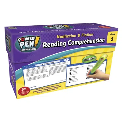 Teacher Created Resources Power Pen Learning Cards Reading Comprehension - Grade 5