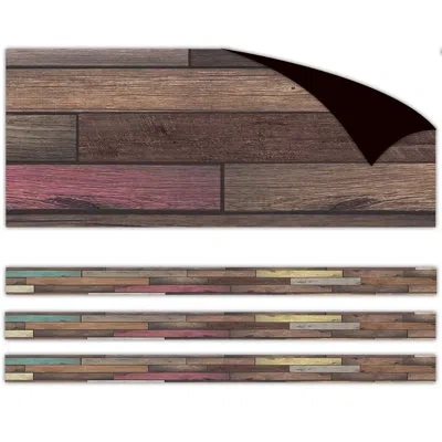 Teacher Created Resources Reclaimed Magnetic Border In Brown