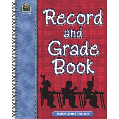 Teacher Created Resources Record And Grade Book