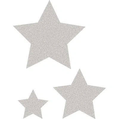 Teacher Created Resources Silver Glitz Stars Accents