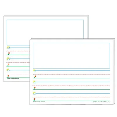 Teacher Created Resources Smart Start K-1 Story Paper In Blue;green
