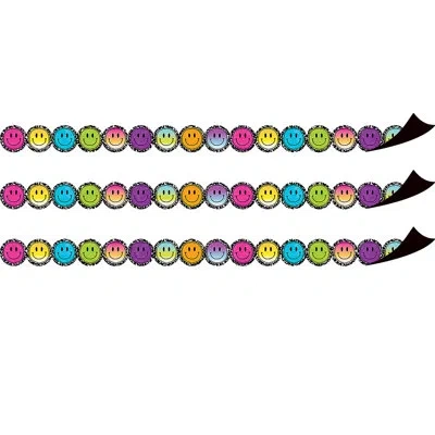 Teacher Created Resources Smiley Faces Die-cut Magnetic Border