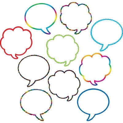 Teacher Created Resources Speech/thought Bubbles Accents In Multi