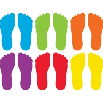 Teacher Created Resources Spot On Footprints Carpet Markers