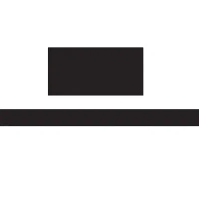 Teacher Created Resources Straight Border Trim In Black