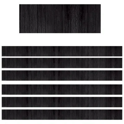 Teacher Created Resources Straight Border Trim In Black