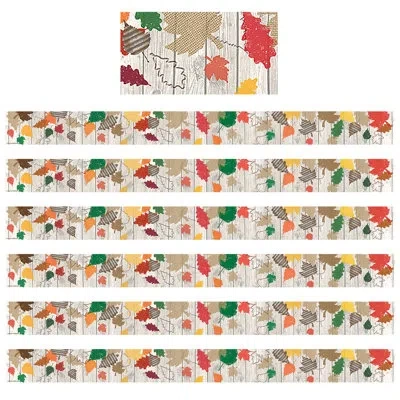 Teacher Created Resources Straight Border Trim In Green;red;orange