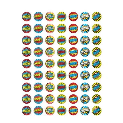 Teacher Created Resources Superhero Mini Template In Blue;red;yellow