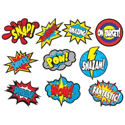 Teacher Created Resources Superhero Sayings Accents In Multicolor