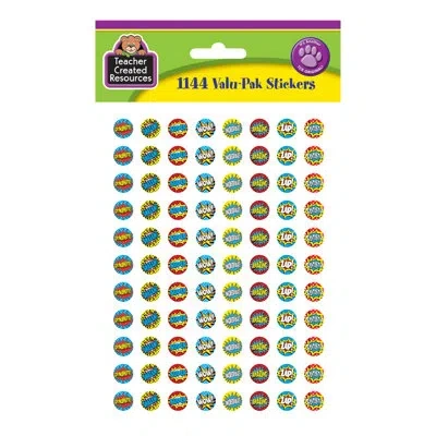 Teacher Created Resources Superhero Stickers Valu-pak