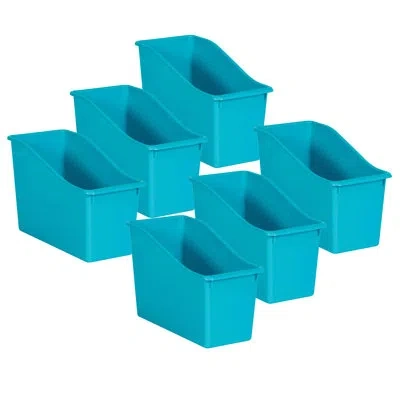 Teacher Created Resources Teal Plastic Book Bin