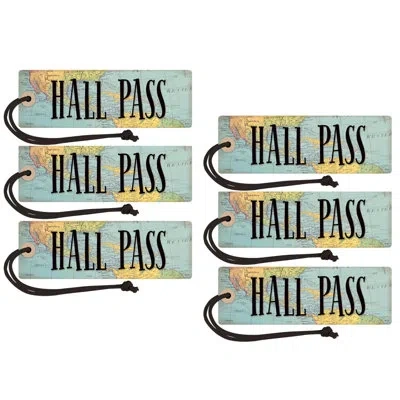 Teacher Created Resources Travel The Map Magnetic Hall Pass
