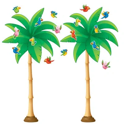 Teacher Created Resources Tropical Trees Bulletin Board In Multicolor