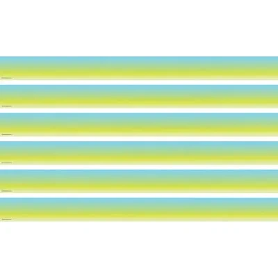 Teacher Created Resources Wash Straight Border Trim In Aqua,lime