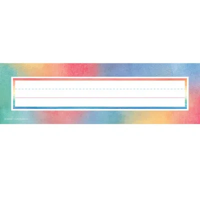 Teacher Created Resources Watercolor Name Plates