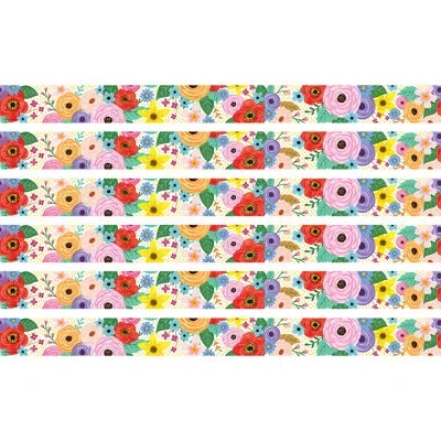 Teacher Created Resources Wildflowers Straight Border Trim