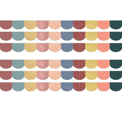 Teacher Created Resources Wonderfully Wild Scalloped Die-cut Border Trim