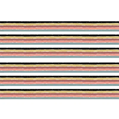 Teacher Created Resources Wonderfully Wild Stripes Straight Border Trim