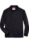 Team 365 Campus Microfleece Jacket In Black