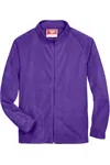 Team 365 Campus Microfleece Jacket In Purple