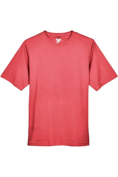 Team 365 Sonic Heather Performance T-shirt In Pink