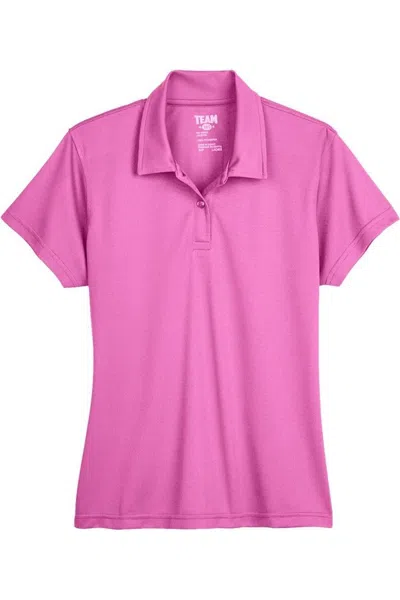 Team 365 Women's Command Snag Protection Polo In Pink