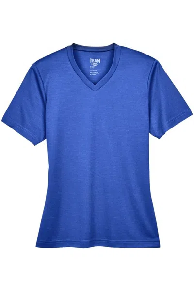 Team 365 Women's Sonic Heather Performance T-shirt In Blue