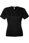 Team 365 Women's Zone Performance Mesh T-shirt In Black