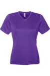 Team 365 Women's Zone Performance Mesh T-shirt In Purple