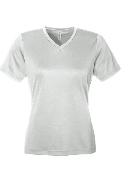 Team 365 Women's Zone Performance Mesh T-shirt In Silver