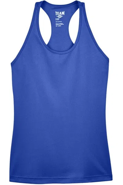Team 365 Women's Zone Performance Racerback Tank In Blue