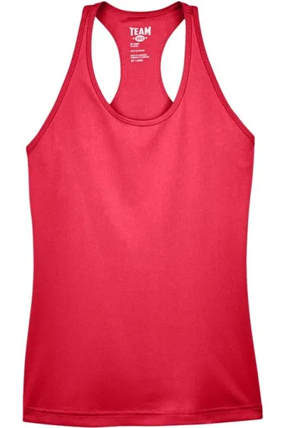 Team 365 Women's Zone Performance Racerback Tank In Red