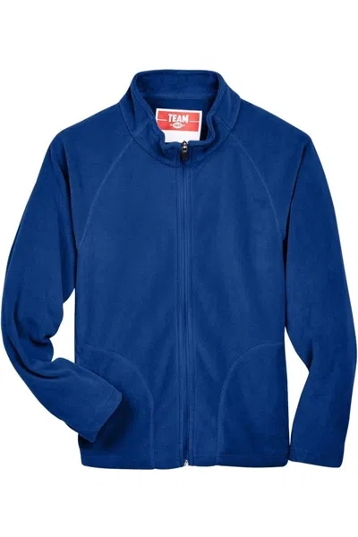Team 365 Kids' Youth Campus Microfleece Jacket In Blue