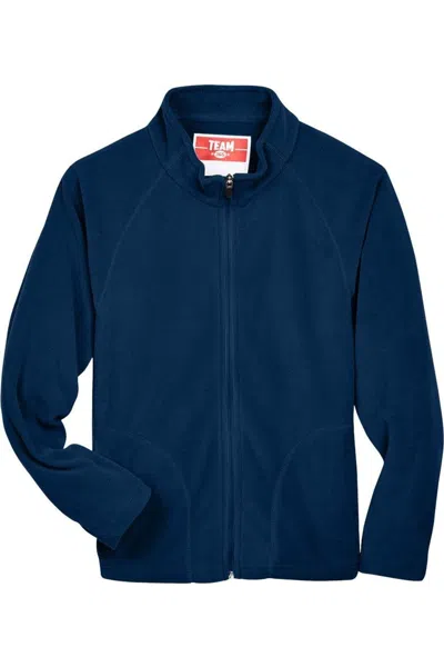 Team 365 Kids' Youth Campus Microfleece Jacket In Blue