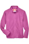 Team 365 Youth Campus Microfleece Jacket In Multi