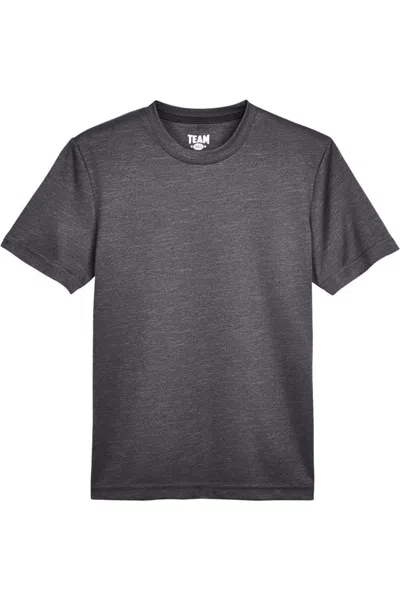Team 365 Kids' Youth Sonic Heather Performance T-shirt In Gray
