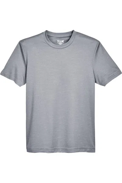 Team 365 Kids' Youth Sonic Heather Performance T-shirt In Gray
