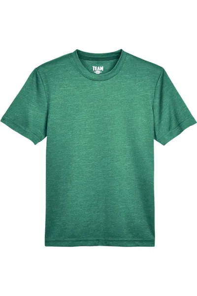 Team 365 Kids' Youth Sonic Heather Performance T-shirt In Green