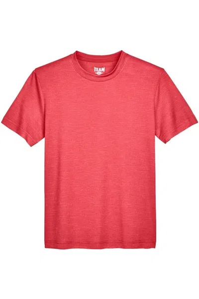 Team 365 Kids' Youth Sonic Heather Performance T-shirt In Pink