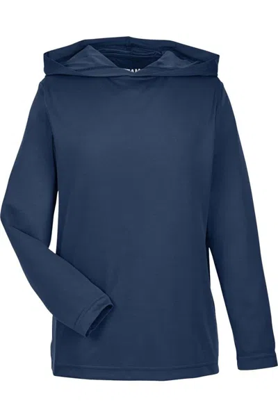 Team 365 Kids' Youth Zone Performance Hooded T-shirt In Multi