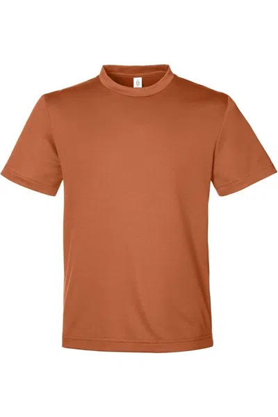 Team 365 Kids' Youth Zone Performance Mesh T-shirt In Brown