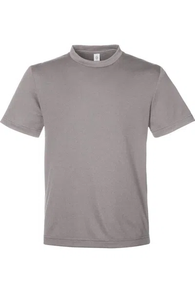 Team 365 Kids' Youth Zone Performance Mesh T-shirt In Gray