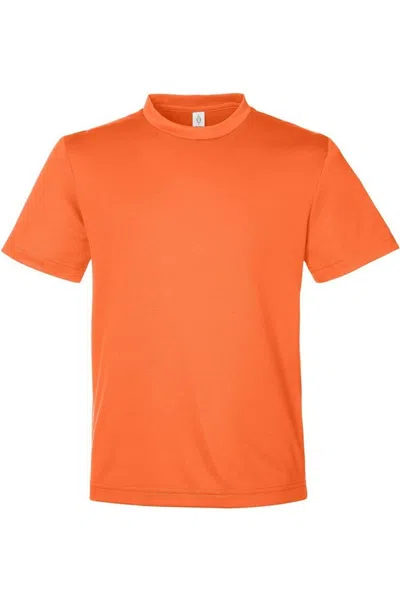 Team 365 Kids' Youth Zone Performance Mesh T-shirt In Orange