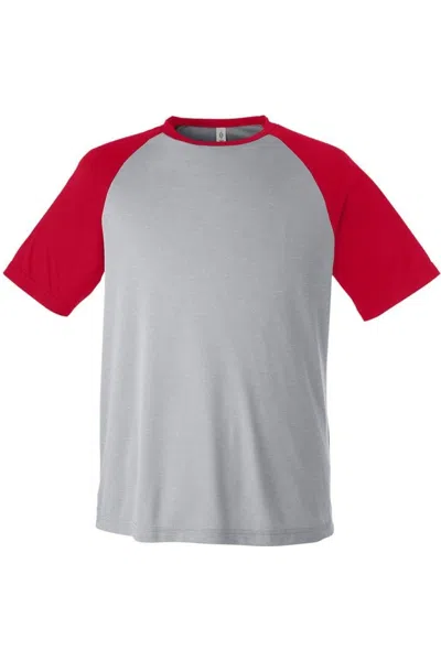 Team 365 Zone Colorblock Raglan T-shirt In Multi