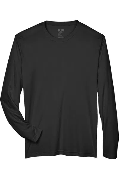 Team 365 Zone Performance Long Sleeve T-shirt In Black