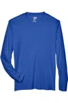 Team 365 Zone Performance Long Sleeve T-shirt In Blue