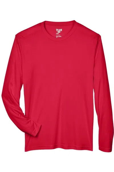 Team 365 Zone Performance Long Sleeve T-shirt In Pink