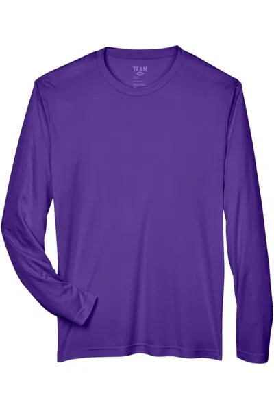 Team 365 Zone Performance Long Sleeve T-shirt In Purple
